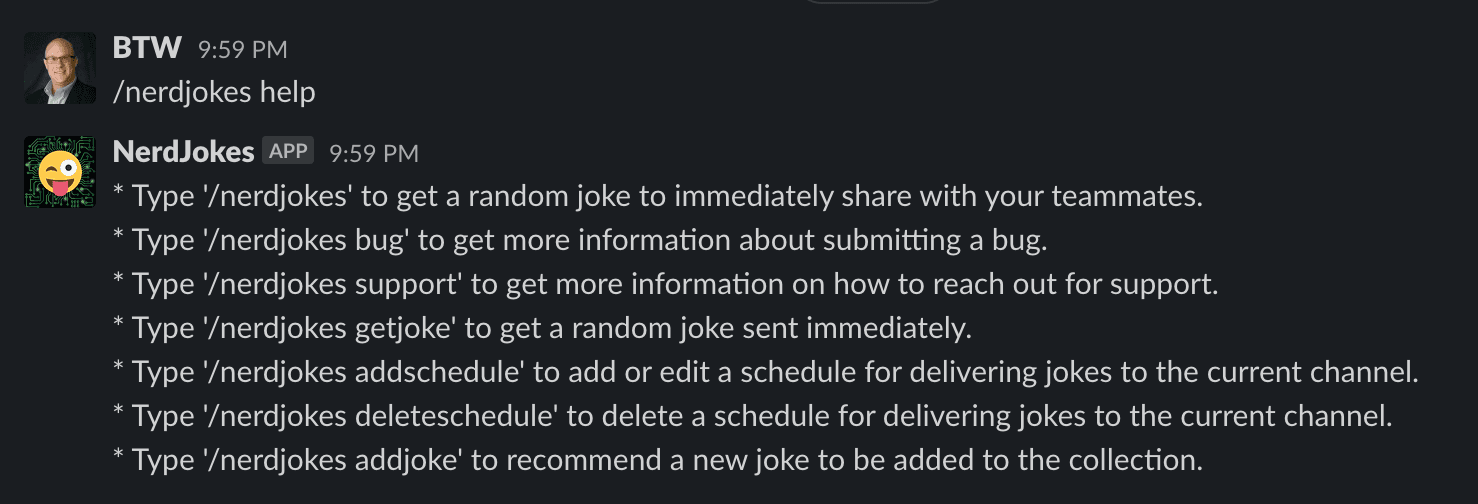 NerdJokes Help NerdJokes Help